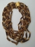 Collar de semillas vintage