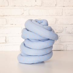 Celeste y Blanco Lana Moffa Regular - comprar online