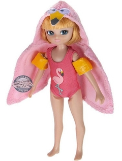 Lottie Doll Pool Party Muñeca Con Flamenco Inflable En Caja - comprar online
