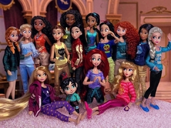 Disney Store Set Princesas Vanellope Ralph Internet Nuevo!! - comprar online