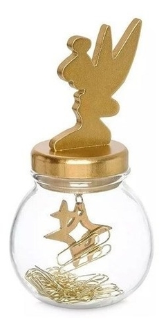 Disney Store Tinkerbell Campanita Frasco Con Imán + 25 Clips en internet