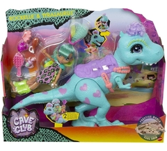 Mattel Cave Club Muñeca Rockelle Doll Tyrasaurus Dinosaur!!