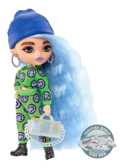 Barbie Extra Mini Doll #3 Pastel Blue Hair - Mattel - Prestigeworldwidetoys