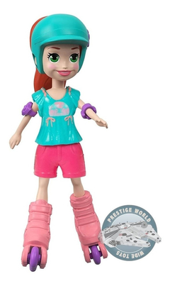 Polly Pocket Roller Chic Lila Doll - Mattel - comprar online