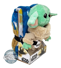 Disney Star Wars The Mandalorian Baby Yoda Peluche + Manta - comprar online