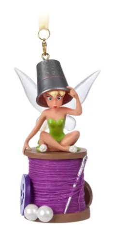Disney Store Tinker Bell Peter Pan Adorno Navidad Con Luz