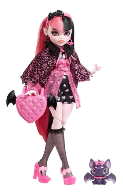 Monster High Draculaura Accessories And Pet Bat G3 - Mattel - comprar online