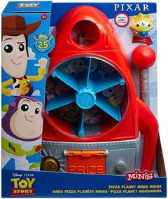 Disney Toy Story Minis - Nave Cohete + 1 Aliens Marcianito