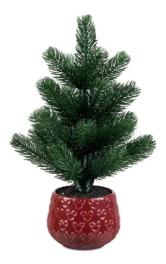Disney Store Mickey Mouse Mini Árbol Navidad Adorno Mide30cm