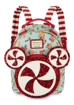 Loungefly Disney Mickey Mouse Holiday Treats Mini Backpack