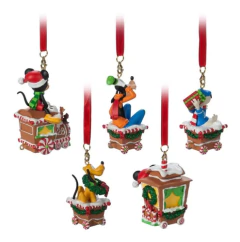 Disney Store Mickey Mouse Adorno Navidad Mini Tren Ornament - Prestigeworldwidetoys