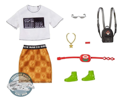 Barbie Fashions Pack Super Mario Graphic Tee - Mattel - comprar online