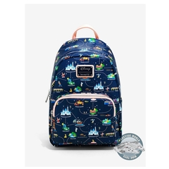 Disney Loungefly Mini Backpack Mochila Disneyland 65 Th Anniversary 2 En 1