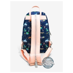 Disney Loungefly Mini Backpack Mochila Disneyland 65 Th Anniversary 2 En 1 en internet