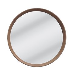 ESPEJO CIRCULAR MARCO MADERA CHICO 84cm en internet