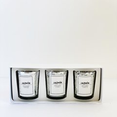 CAJA VELAS PLATEADAS 3 UNIDADES VY02