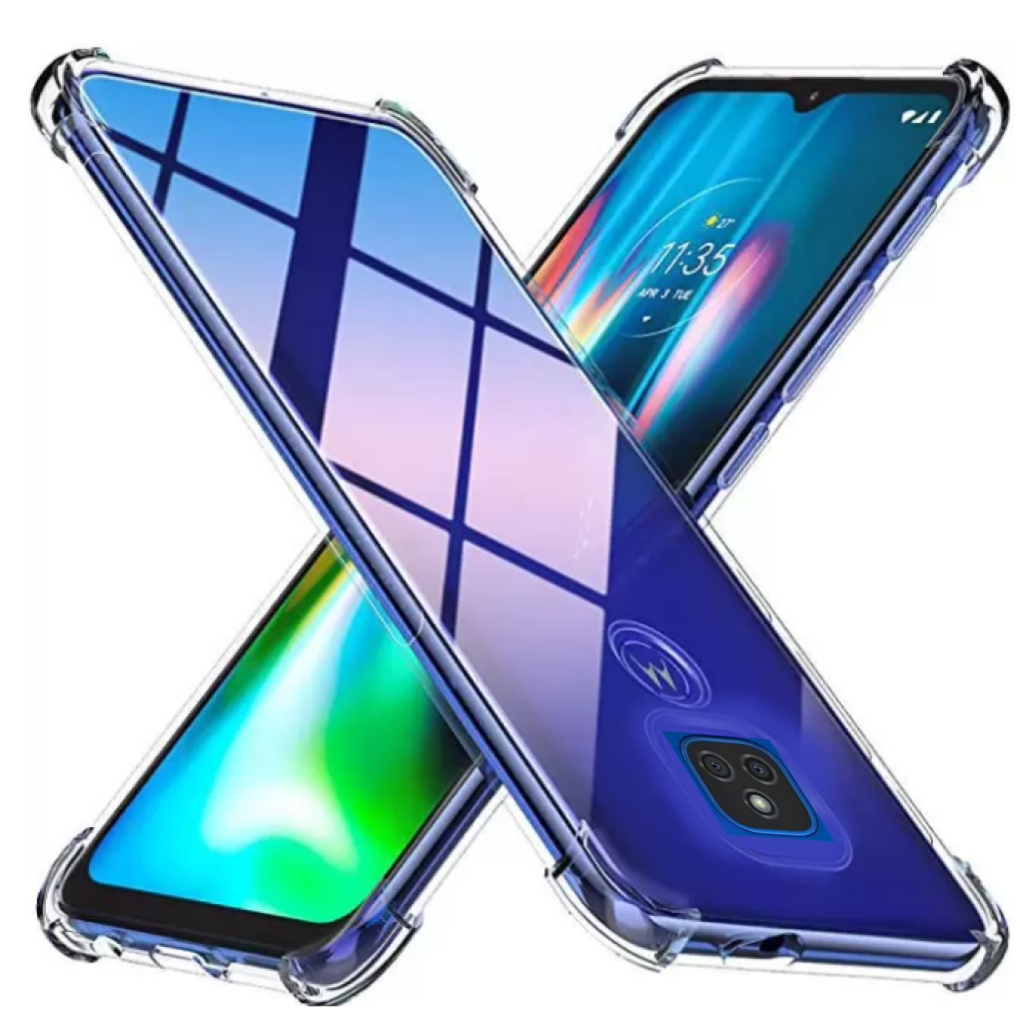 Kit Capa Anti Impacto Motorola Moto E7 Plus+Película 3D Blindada