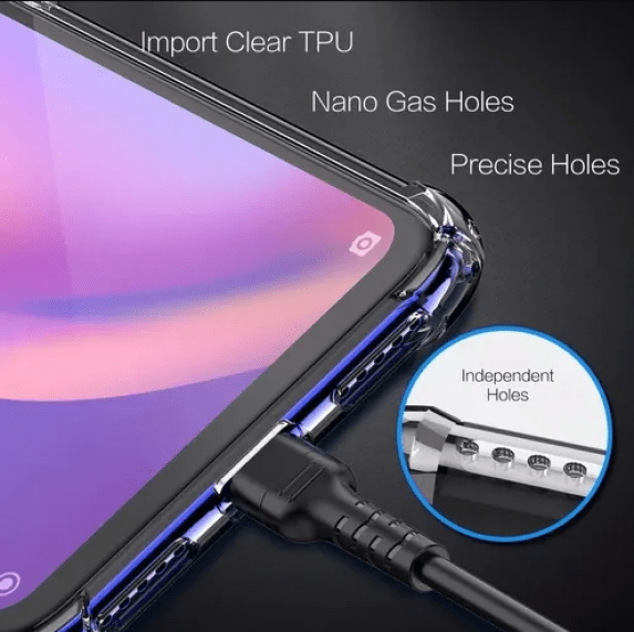 Kit Capa Anti Impacto Compatível Xiaomi Redmi Note 8 Pro +Película 3