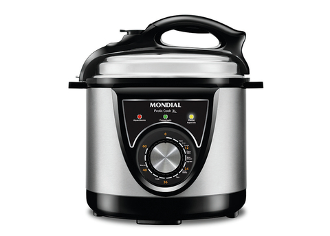 Panela de Pressão Elétrica Mondial, Pratic Cook 3L, 110V, Preto, 3L, 700W -  PE-47-3L-I : : Cozinha