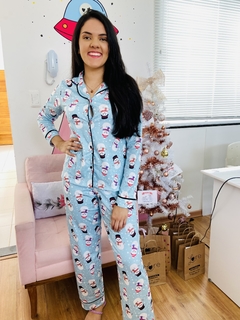 Pijama Americano Natalino Julia Longo