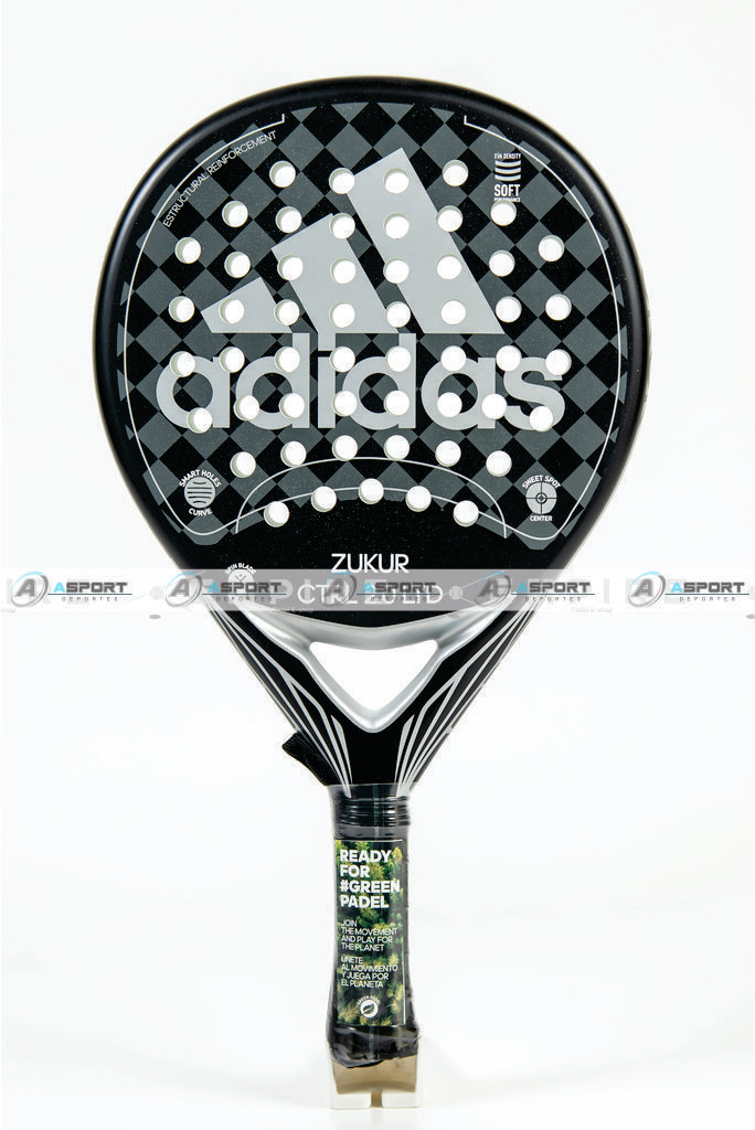PALETA ADIDAS ZUKUR CTRL 2.0 LTD SILVER - ASport Padel