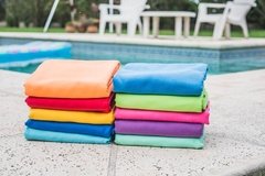 Imagen de Toallones inteligentes secado rapido rectangulares lisos