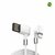 Cable Gamer Curvo Lightning 2.4 Amper P/ Juegos - Datos - Carga Rápida | SKYWAY
