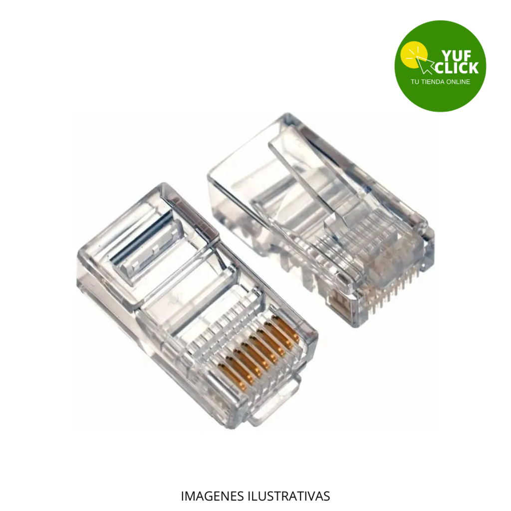 Fichas Rj45 Glc Cat 5e Utp Crimpeables