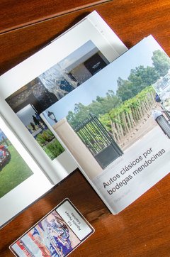 Libro Autos Clásicos por Bodegas Mendocinas en internet