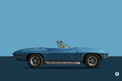 Cuadro Corvette C2 Edición Limitada - comprar online