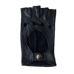 Guantes de conducción de cuero con broche - comprar online