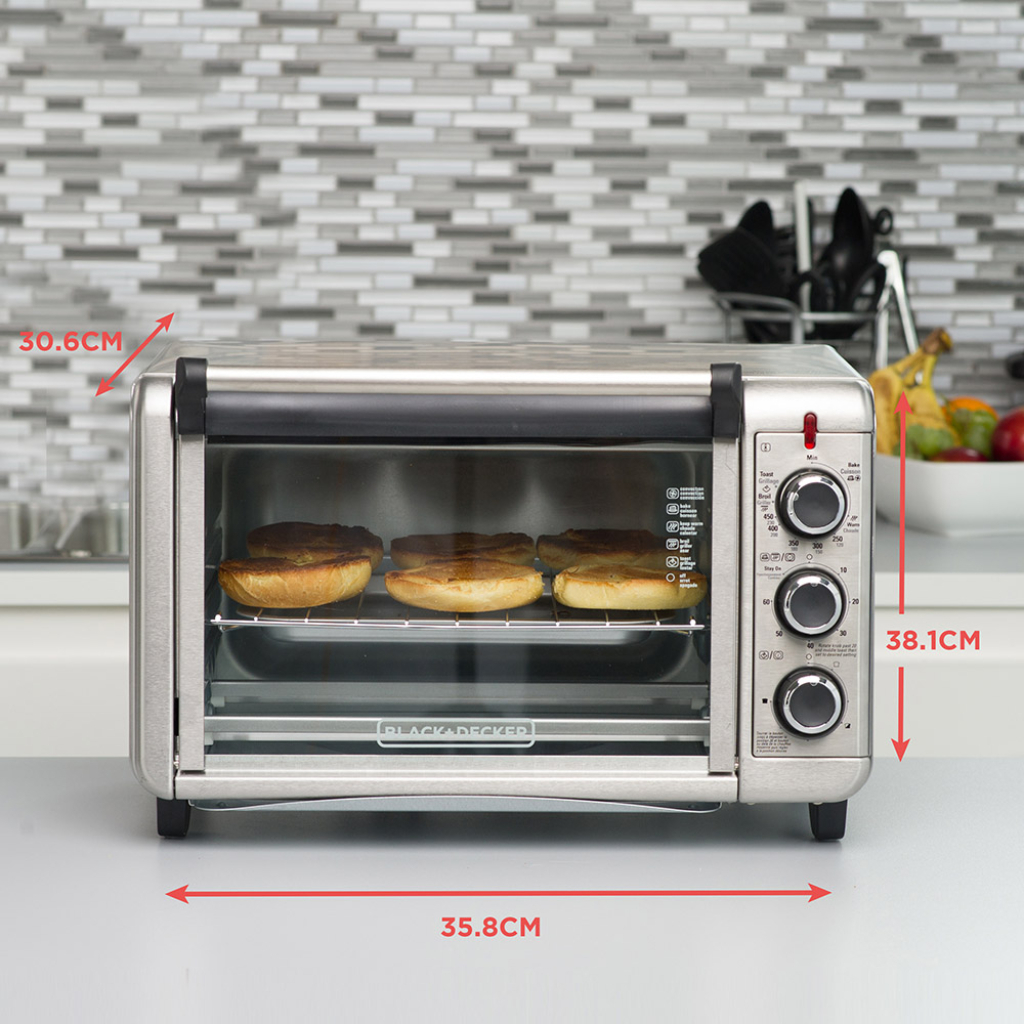 Horno Eléctrico Black+Decker TO3210SSD 24 Litros