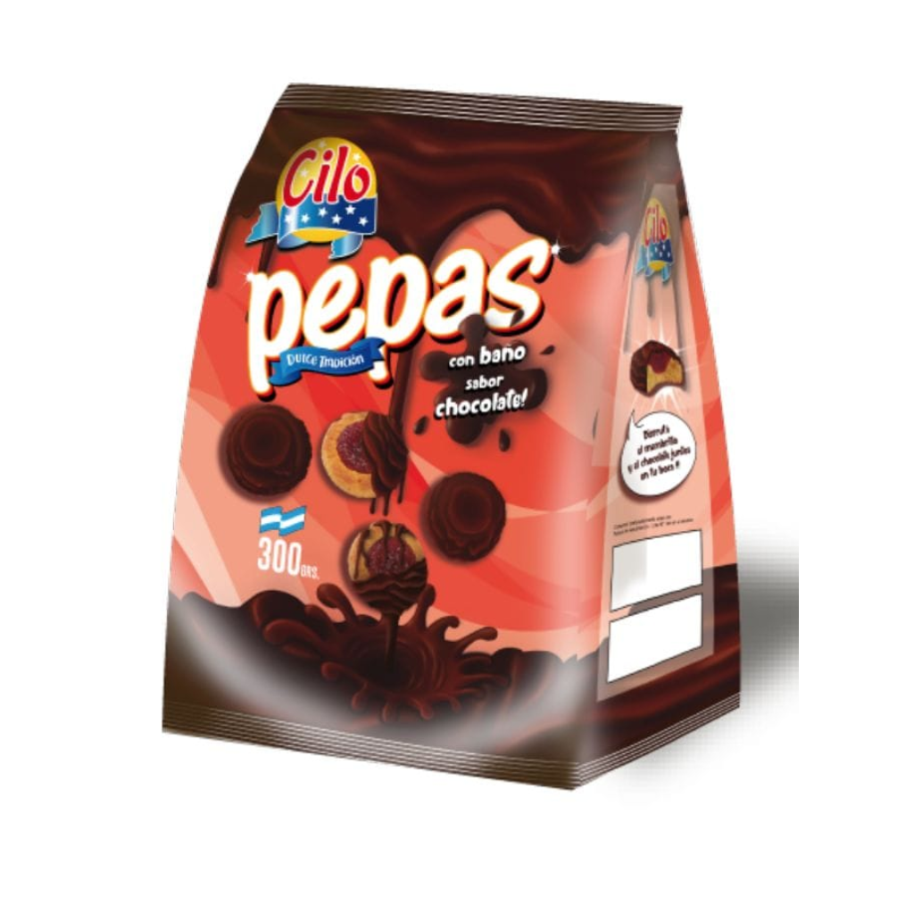 Cilo Pepas De Membrillo Con Baño Sabor Chocolate - B&B