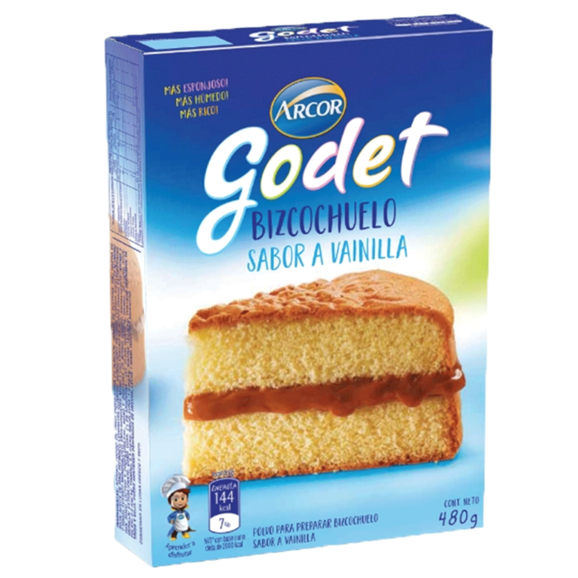 Arcor Godet Bizcochuelo Sabor Vainilla - Comprar En B&B