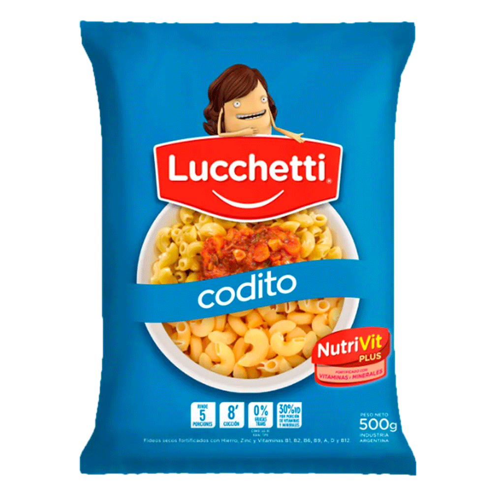 Lucchetti Fideos Codito - Comprar en B&B