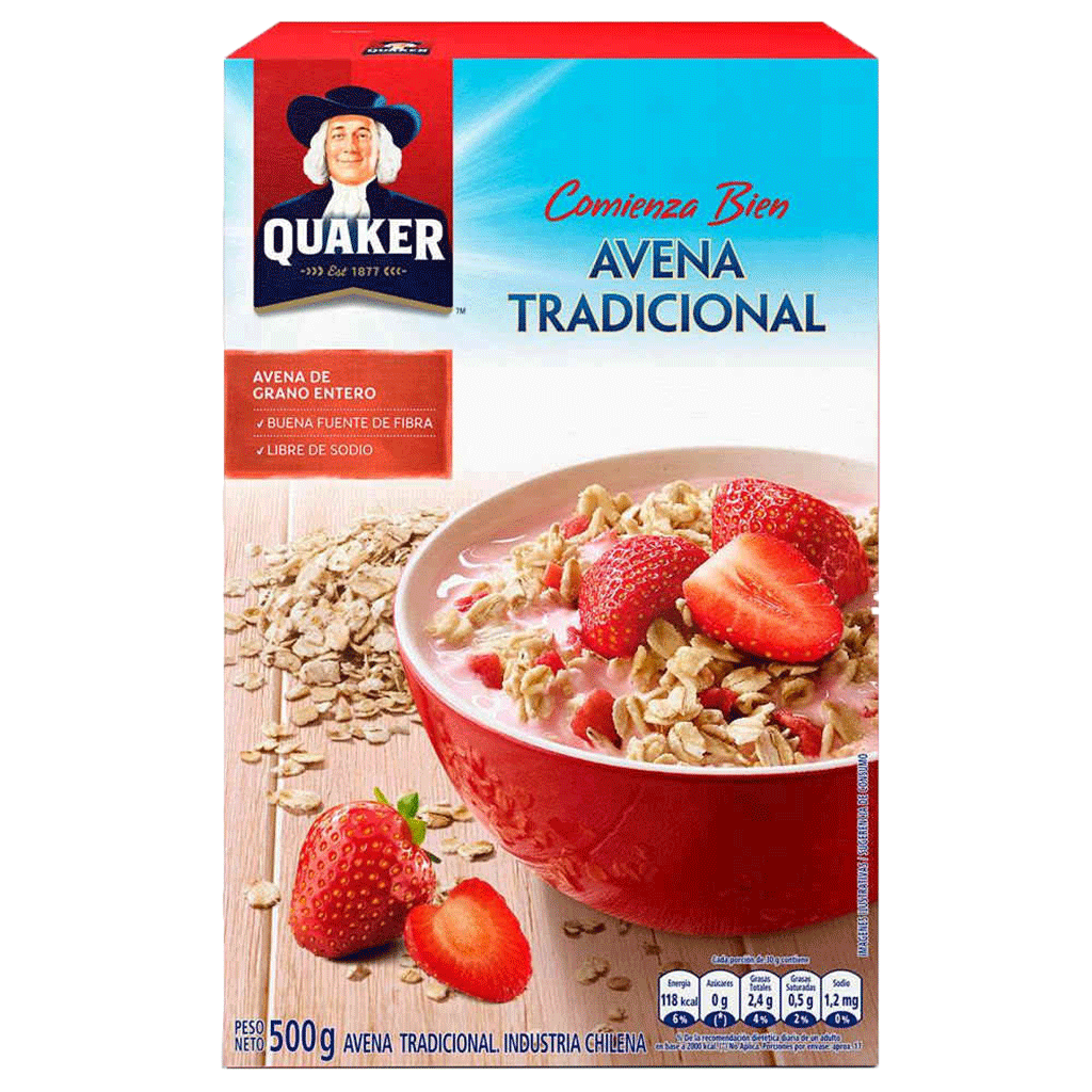 Quaker Avena Tradicional 470g Comprar en B&B