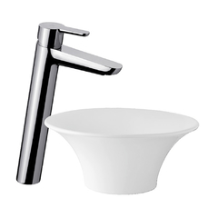 Griferia de Lavatorio Mesada Vessel Alto Monocomando Puelo FV 181.02/B5CR Cromo - comprar online
