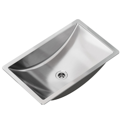 Bacha Pileta Simple Vanitory 56 x 35 x 14 Acero Inoxidable 304 Johnson DANNA