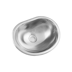 Bacha Pileta Simple Vanitory 33 x 24 x 12 Acero Inoxidable 304 Johnson OV 330L