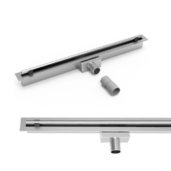 Rejilla Desagüe Lineal Delgado 70 cm Acero Inoxidable 12005 Ideal - comprar online