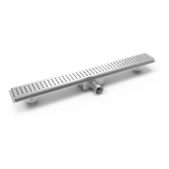 Rejilla Desagüe Lineal 70 cm Círculo Acero Inoxidable 12015 Ideal
