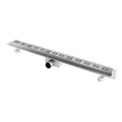 Rejilla Desagüe Lineal 70 cm Flor Acero Inoxidable 12020 Ideal