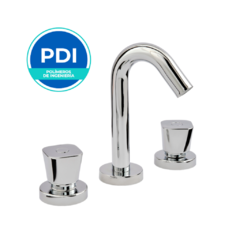 Grifería Completa para Baño, Lavatorio, Bidet y Ducha c/transferencia Alizé Vasser Cromo - Rio Plomo