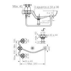 Grifería de Bidet Cierre Cerámico Chess FV 295/84CR Cromo - comprar online