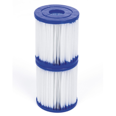 Cartucho de Filtro N1 9x8 cm p/ filtro de 1249 l/h Bestway (pack x2 unid.) - comprar online