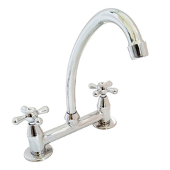 Grifería de Cocina Mesada Tradicional Liwen Aqualaf 6001CR Cromo