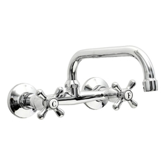 Grifería de Cocina Pared Exterior 16cm Liwen Aqualaf 6002CR Cromo