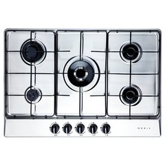 Anafe a Gas Acero Inox Rejilla Enlozada 5 Hornallas Orbis 735ACOM
