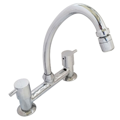 Grifería de Cocina Mesada Tradicional Cuyen Aqualaf 8001CR Cromo