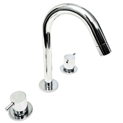 Grifería de Lavatorio Mesada Pico Alto Cuyen Aqualaf 8010CR Cromo